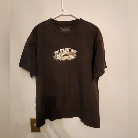 Ron Jon brown t shirt size mens large - Picture 1 of 4
